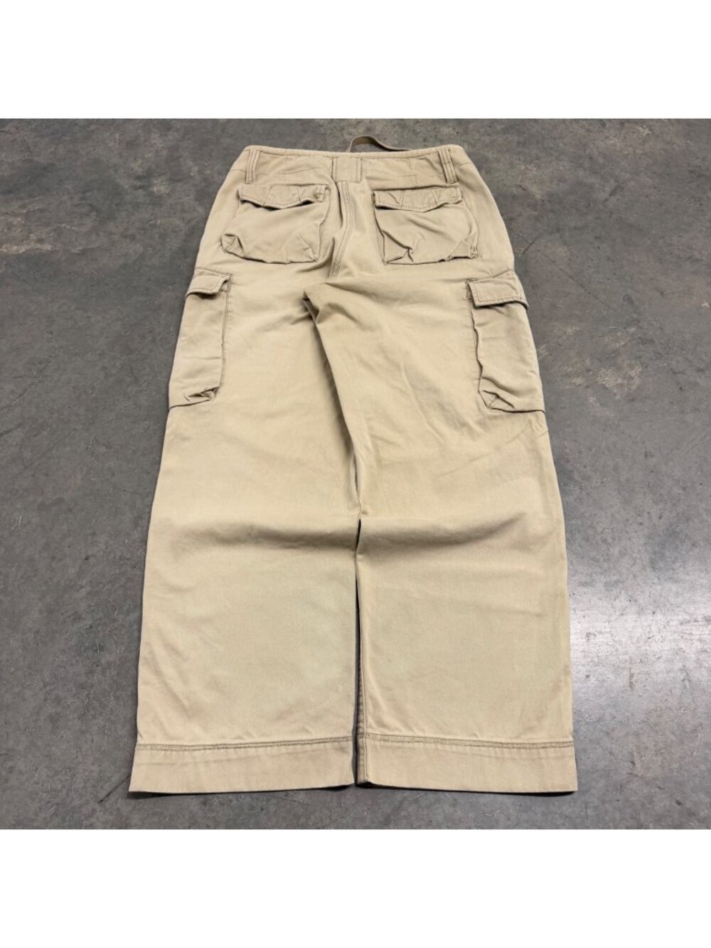 Vintage Arizona Company Cargo Pants Beige Baggy Fit Size 33x32